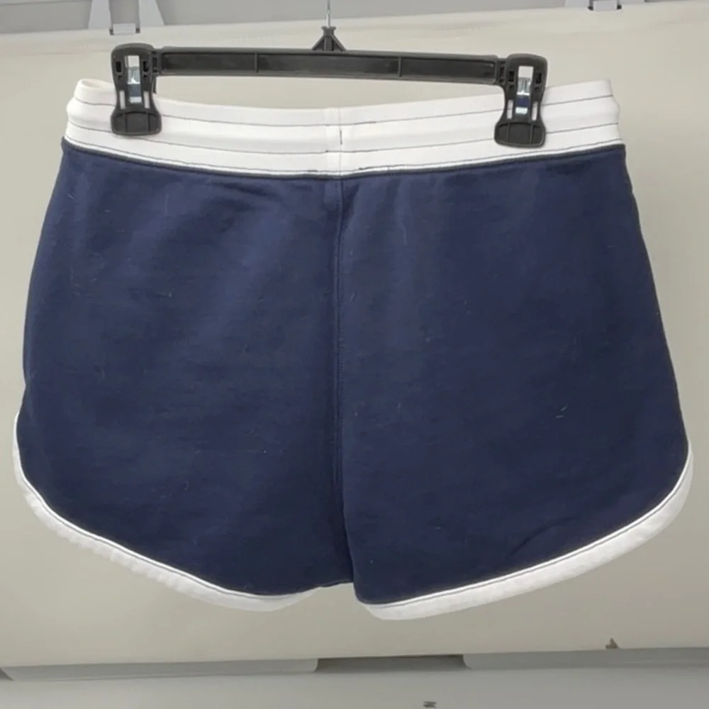 J Crew women’s elastic waist shorts, blue/white, size S - Picture 2 of 5